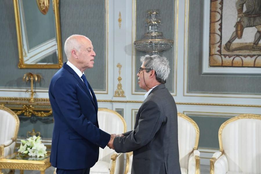 La création de la fondation Lina Ben Mhenni évoquée lors de la rencontre de Kaïs Saïed avec Sadok Ben Mhenni