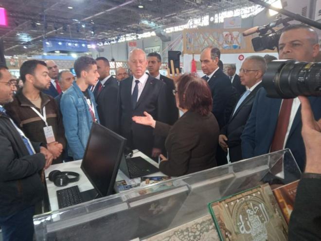 Kais Saied préside l’inauguration de la 38ème édition de la Foire internationale du livre de Tunis