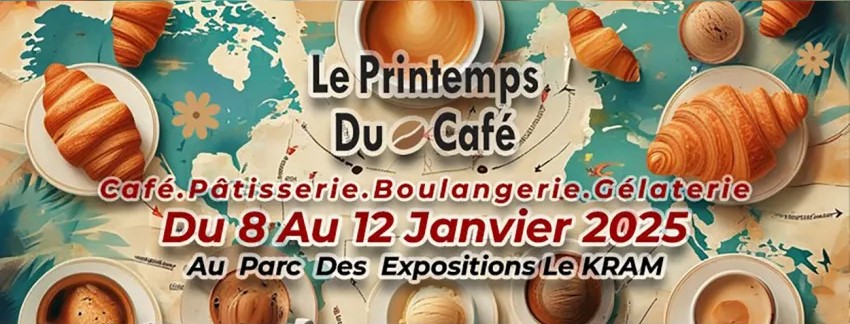 « Le Printemps Du Café », du 8 au 12 janvier 2025, au Parc des Expositions du Kram