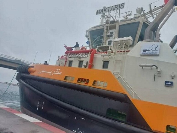 Le port de Bizerte se renforce avec l’entrée en service du remorqueur maritime "Maktaris"