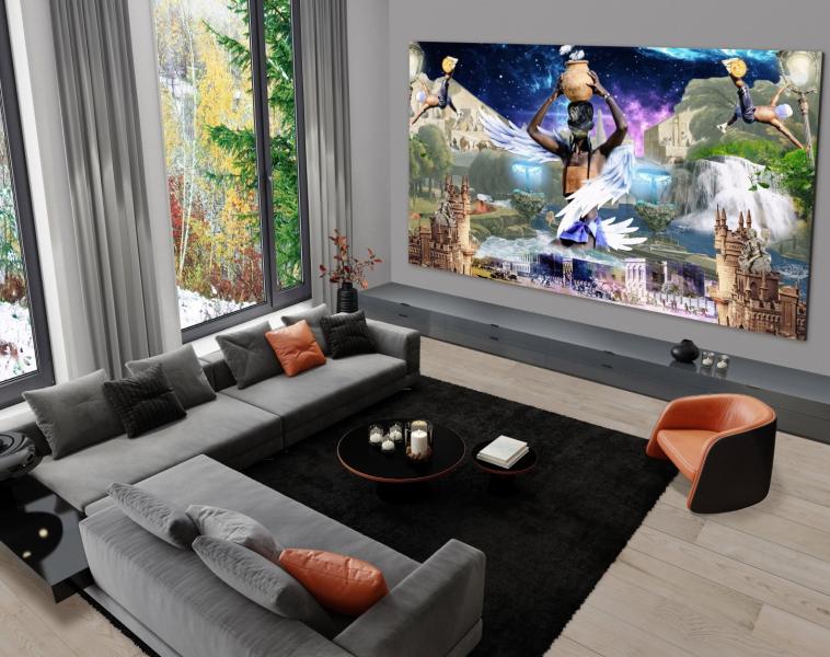 LG et Blackdove offrent une expérience d'art numérique fluide sur les panneaux à led LG