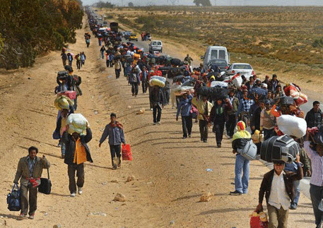 "L'afflux des réfugiés libyens en Tunisie ne crée pas de pénuries de produits de consommation"
