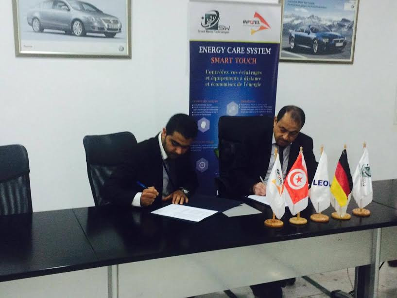 Signature de Partenariat entre LEONI et Infotel dans la gestion énergétique