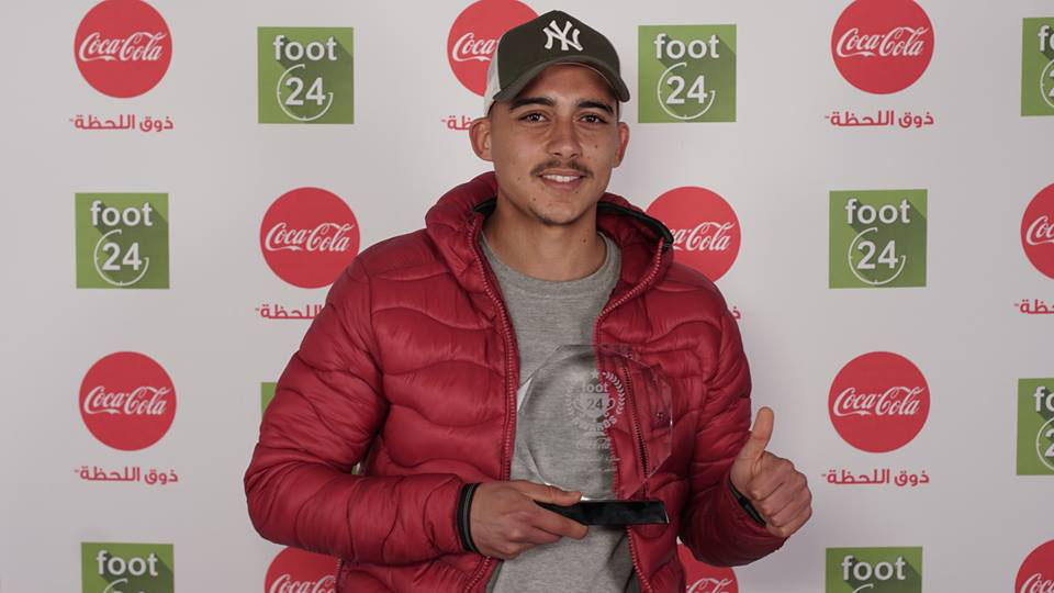 Malek Baayou joueur du mois de Foot24 Awards by Coca-Cola