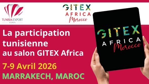 Technologie : La Tunisie participe au « GITEX Africa 2026 » du 7 au 9 avril 2026 à Marrakech