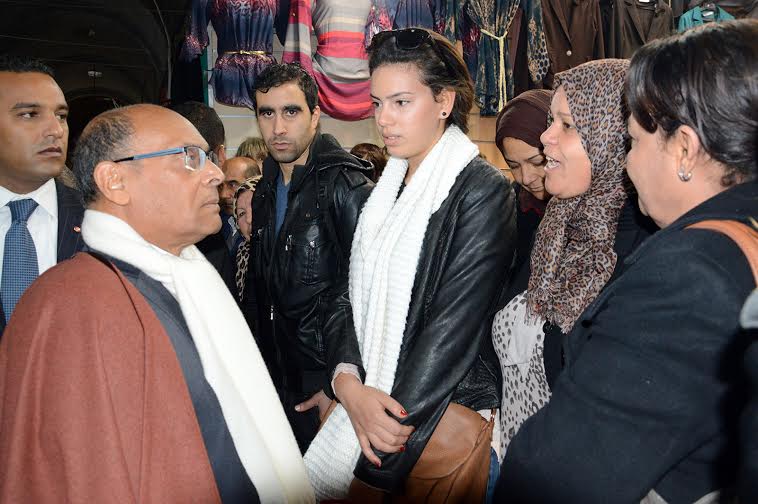 Marzouki à la rencontre des hommes d’affaires et des commerçants