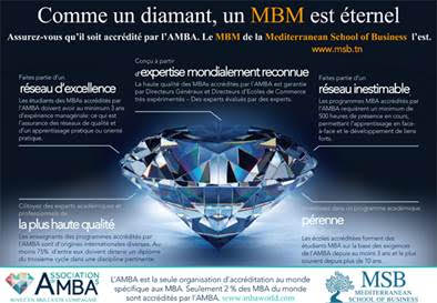 Mediterranean School of Business obtient le renouvellement de l’accréditation internationale de ses Masters