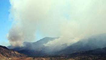 Bombardement à l'artillerie lourde des monts Ouergha