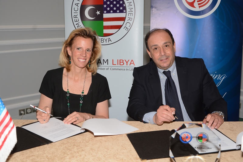 Accord de partenariat entre AMCham Tunisia et AmCham Libya