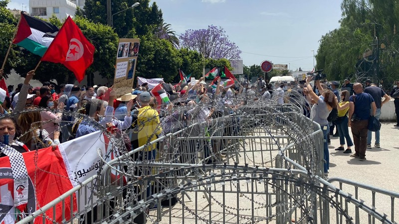 Tunisie: L'entrée de l'ARP forcée par les manifestants pro-palestiniens !