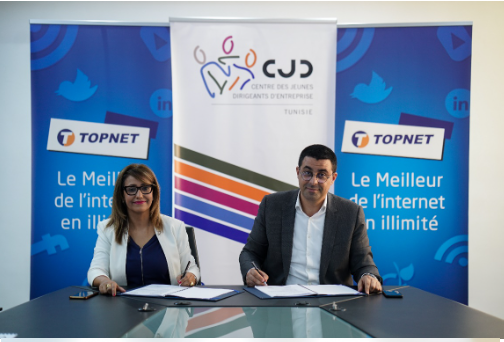 TOPNET et le Centre des Jeunes Dirigeants signent un partenariat technologique