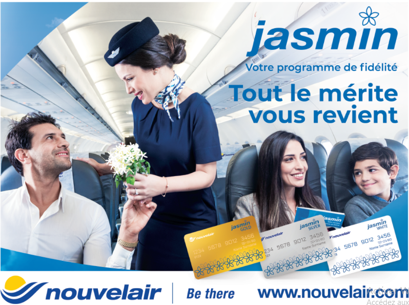 Nouvelair lance son programme de fidélité jasmin
