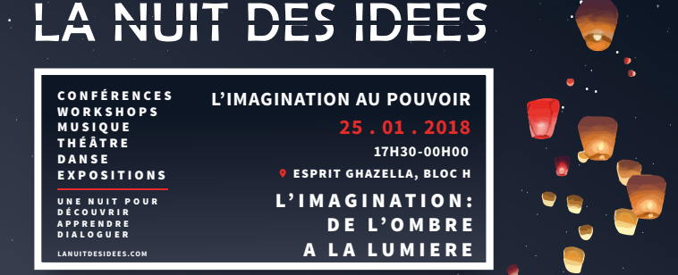 ESPRIT et l’Institut Français de Tunisie (IFT) organisent "La Nuit des idées"