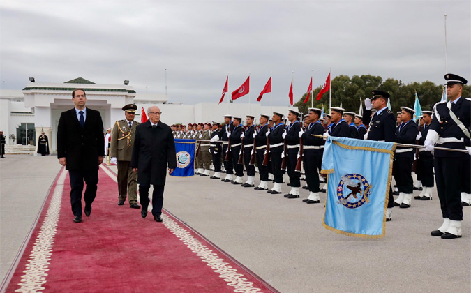 Le Président Essebsi en visite à Amman