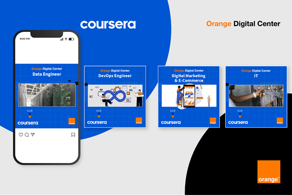 Orange Digital Center et Coursera offrent des formations gratuites sur les nouveaux métiers du numérique