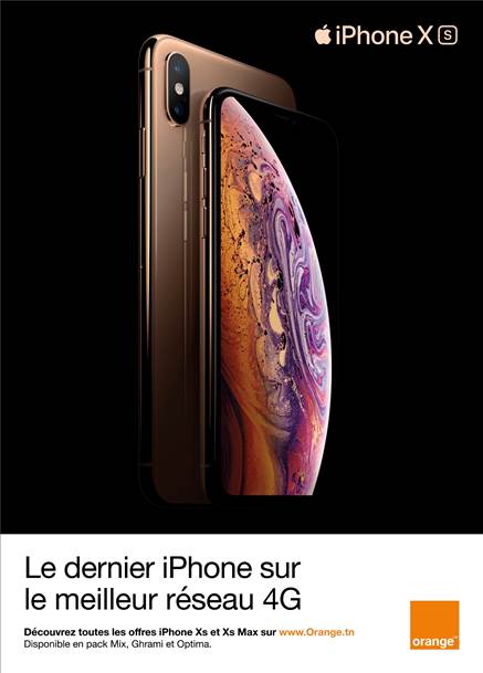 L’iPhone XS disponible à partir du 23 Novembre chez Orange Tunisie