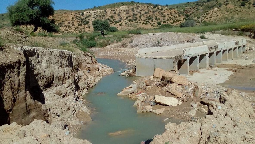 Jendouba: Un village isolé à cause de l'effondrement d’un pont