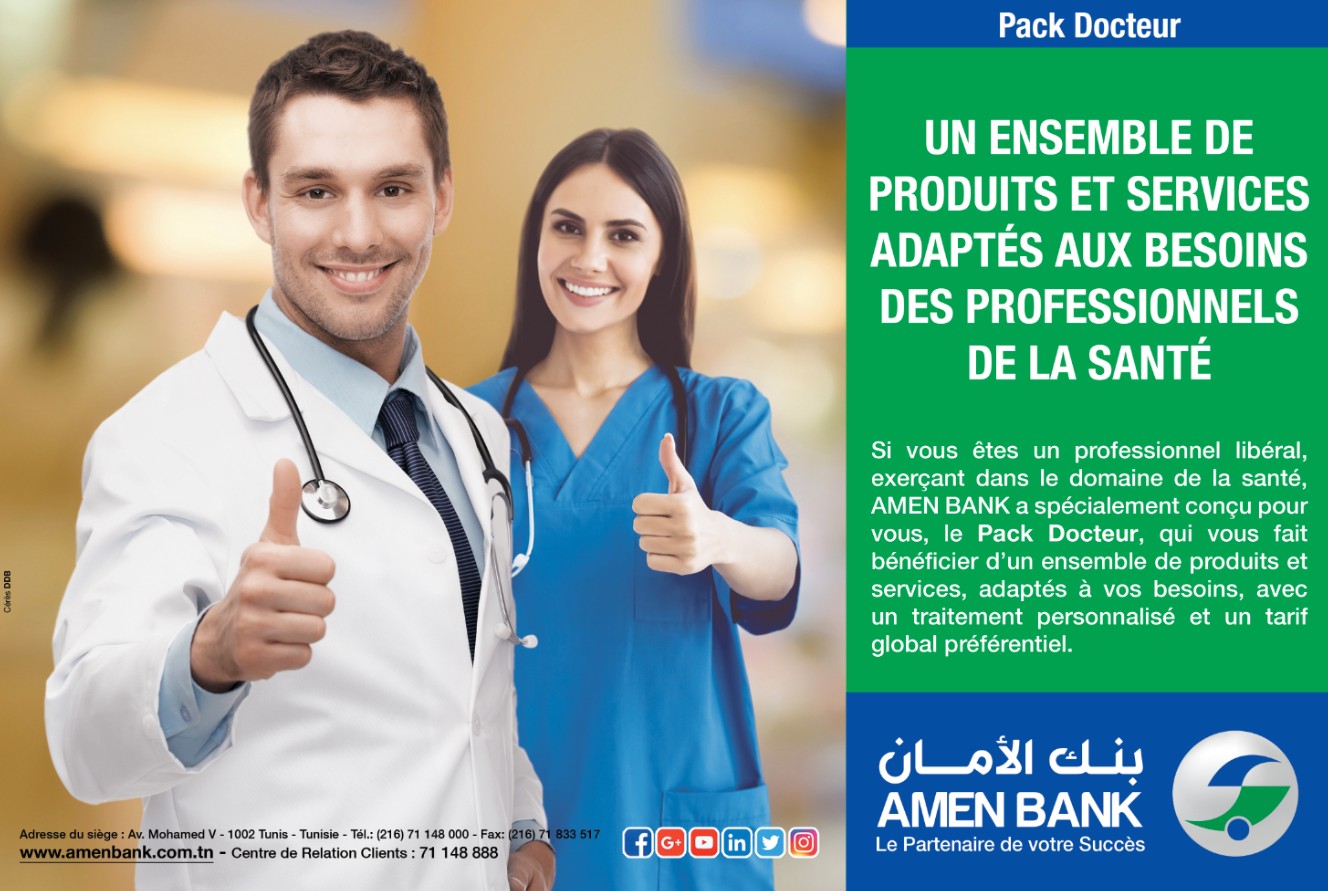 Amen Bank lance le «Pack Docteur»
