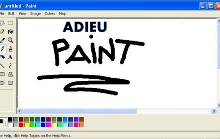 Le logiciel Paint bientôt aux oubliettes