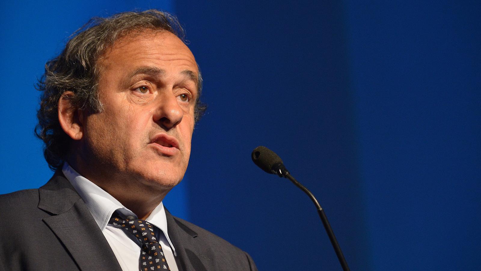 Michel Platini: "Soyons tous unis contre Sepp Blatter"