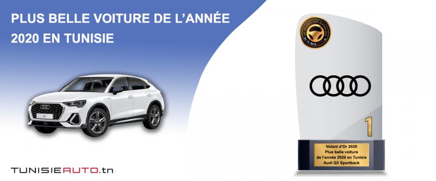 « Plus Belle Voiture de l’Année 2020 » :L’AUDI Q3 Sportback remporte largement le titre !