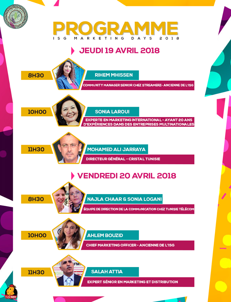 Journées ISG Marketing Days le 19 et 20 avril 2018