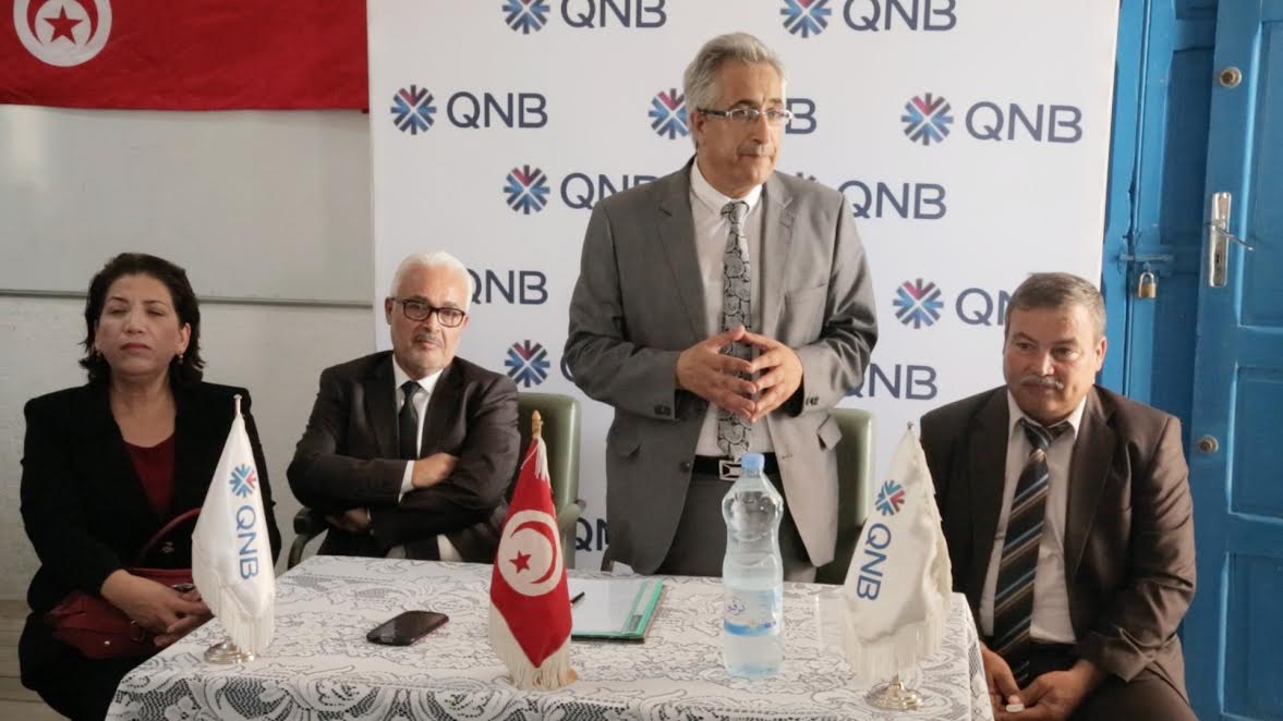 QNB réaménage une école de Ben Arous
