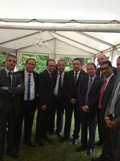 Réception à la résidence de l'Ambassadeur de Tunisie à Berlin