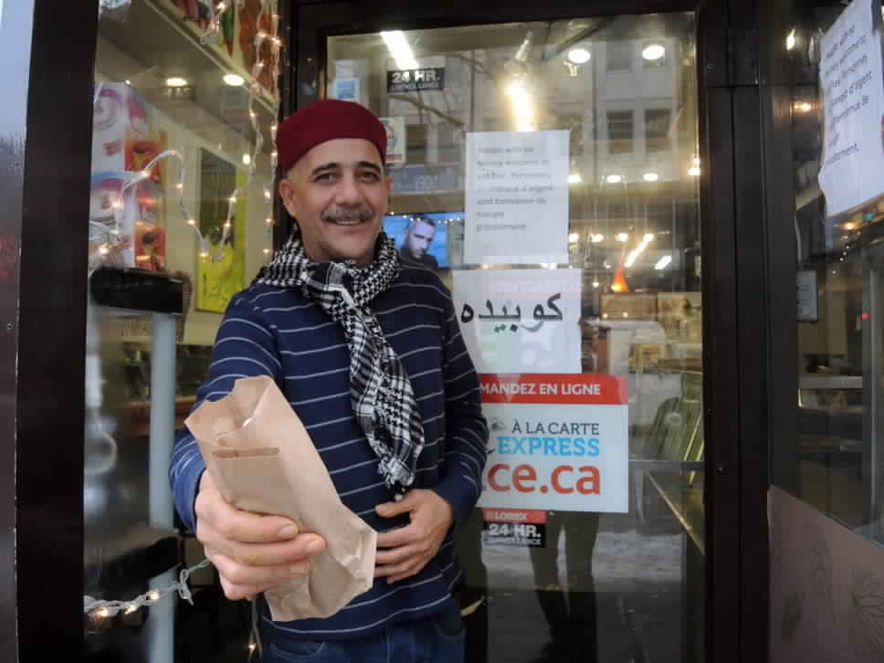 Abdelkader Bejaoui, le chef du restaurant d’origine tunisienne à Montréal : table ouverte pour les pauvres