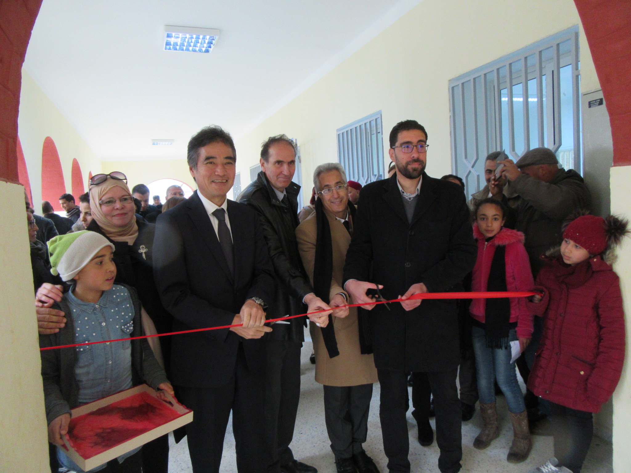 Cérémonie d’inauguration du "Projet de l’Aménagement de l’Ecole Primaire Nagachia à Béja"