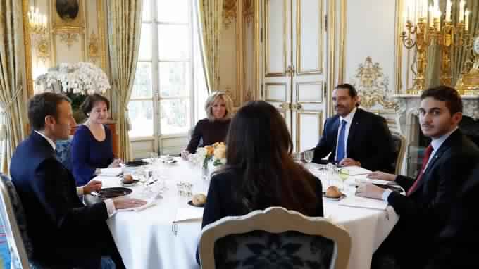 Le premier ministre libanais Saad Hariri arrive à Paris