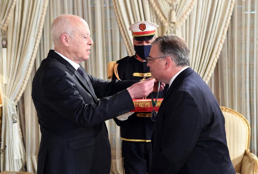 Tunisie: L'ambassadeur américain fait ses adieux au président Kais Saied