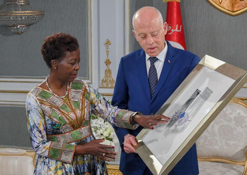 Kais Saied a-t-il posé un lapin à la secrétaire générale de l'Organisation de la Francophonie?