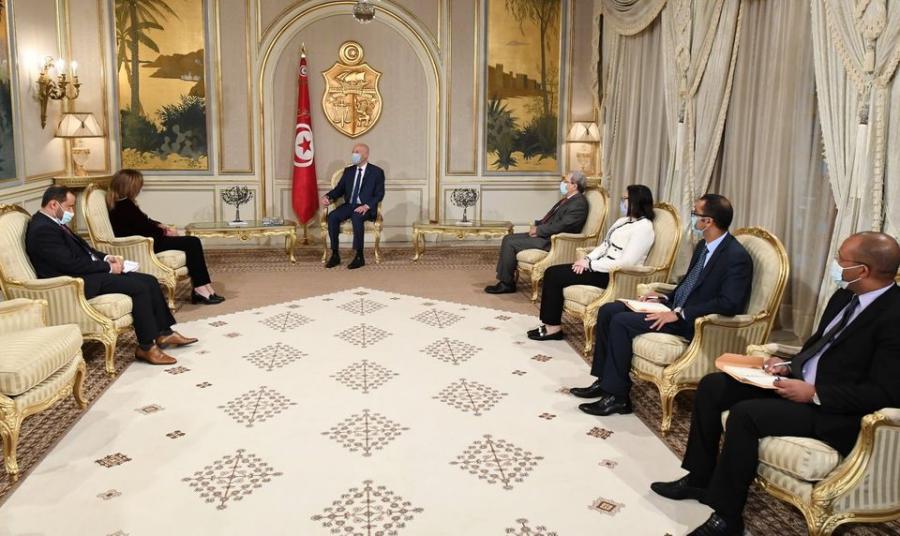 La réunion du dialogue inter-libyen en Tunisie au centre de la rencontre de Saïed avec la cheffe de la MANUL