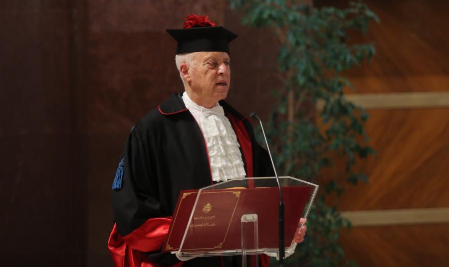 Photo du jour : le titre de docteur honoris causa décerné à Kaïs Saïed