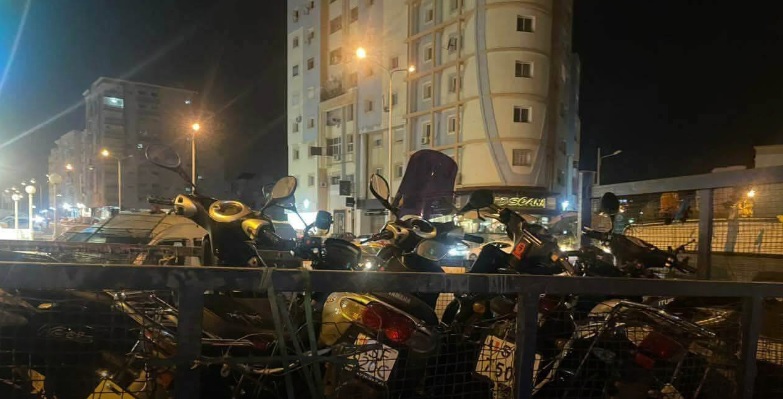 Vaste opération sécuritaire: Saisie de 120 motos à Sousse 