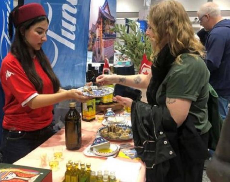 Forte affluence au pavillon tunisien du salon du tourisme d'Ottawa