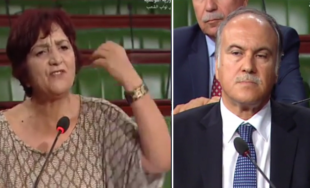 Altercation à l’ARP entre Hatem Ben Salem et Samia Abbou