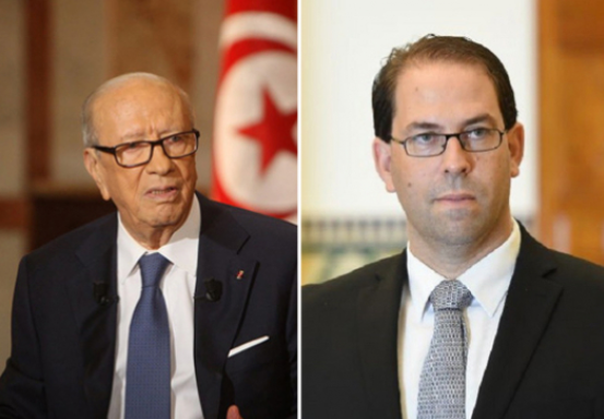 La cote de popularité d'Essebsi et de Chahed en baisse