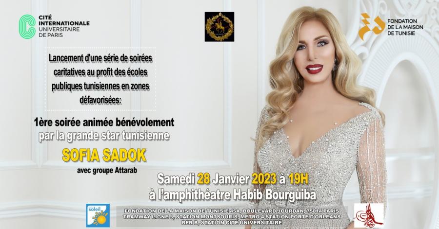 La Maison de Tunisie à Paris lance un cycle de soirées caritatives