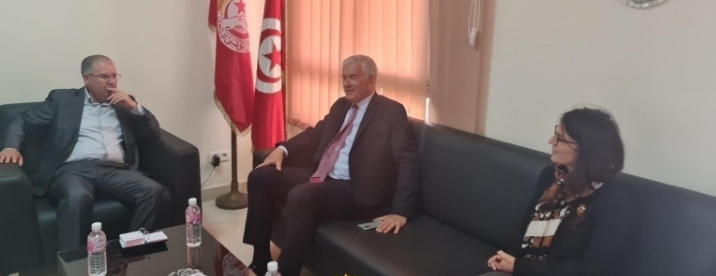 Noureddine Taboubi s’entretient avec l’Ambassadeur de France