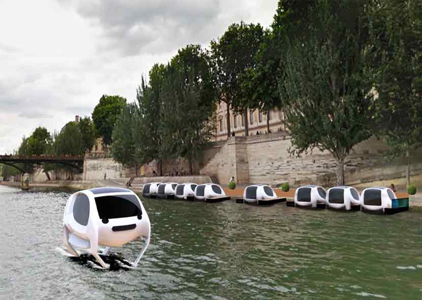 Les taxis volants testés dès mars sur la Seine à Paris