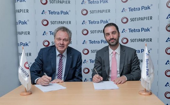 Tetra Pak - Sotipapier : Lancement de recyclage des emballages alimentaires en carton