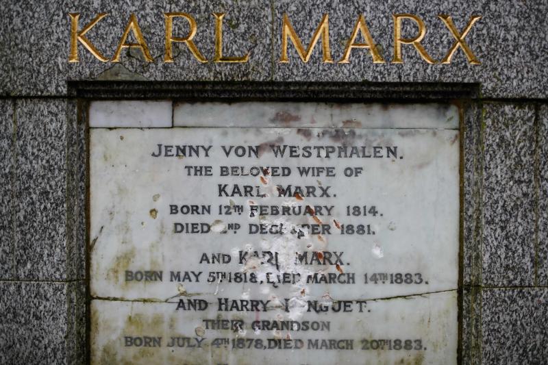 La tombe de Karl Marx à Londres vandalisée