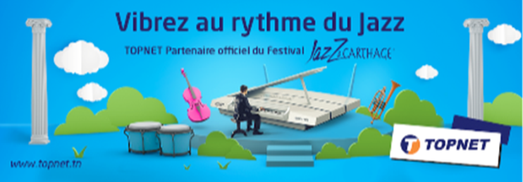 TOPNET, partenaire officiel du festival Jazz à Carthage