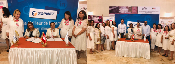 Partenariat technologique entre TOPNET et le Conseil International des Femmes Entrepreneurs