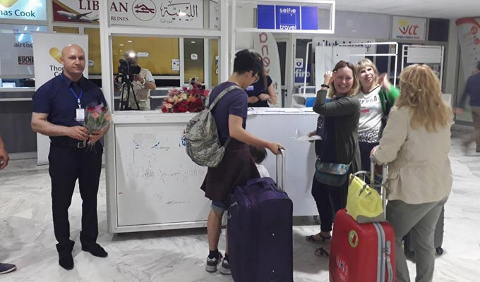 Arrivée à Monastir du premier groupe de touristes Kazakhs et Ouzbeks