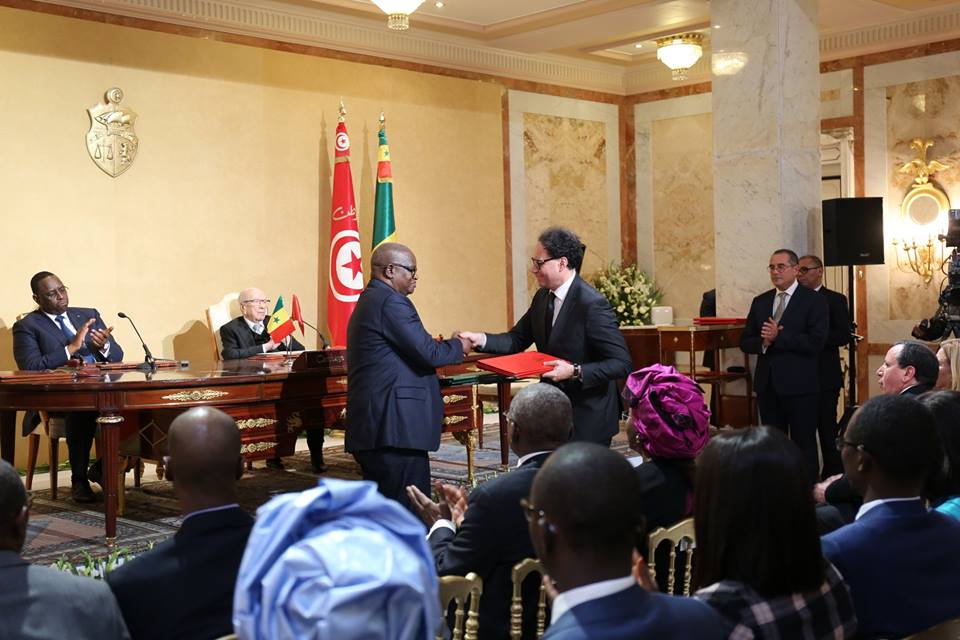Tunisie-Sénégal : Signature d’accords en présence des deux chefs d’Etat