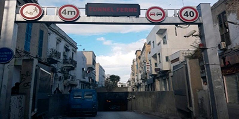 Tunis : Fermeture du tunnel de Bab Souika les 20 et 21 décembre