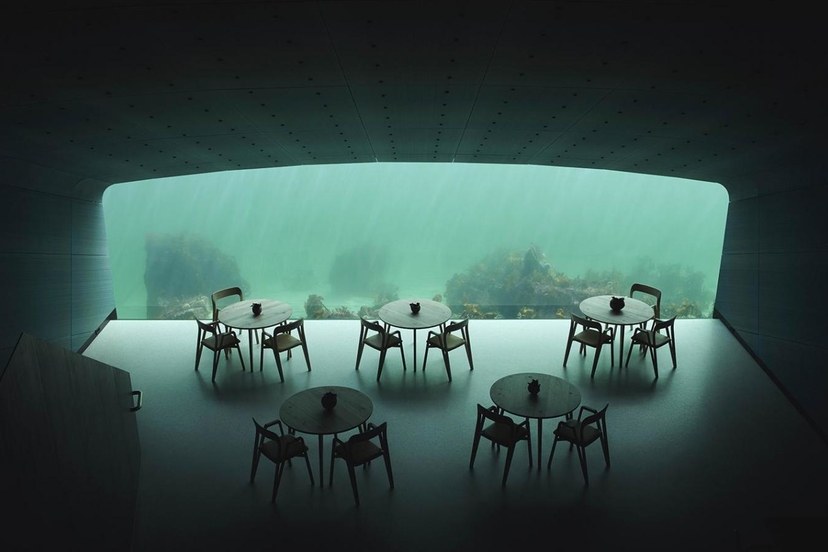 Le premier restaurant sous l'eau en continent européen